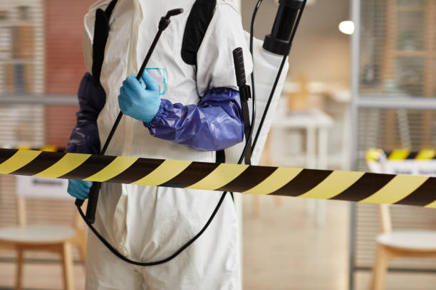Professional Biohazard technician working in Montauk, NY